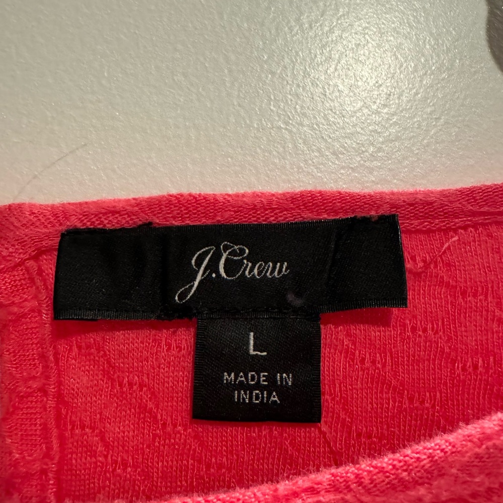 J.Crew Pink Top - Size L